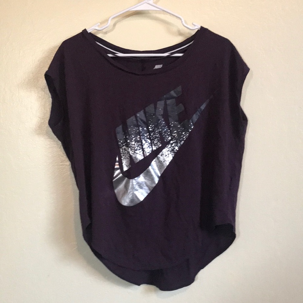 Purple Nike tee